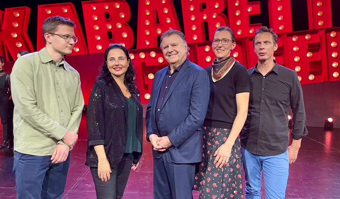 „ORF Kabarettgipfel 2024“ mit den Kollegen Christoph Fritz, Lukas Resetarits, Martina Schwarzmann, Klaus Eckel